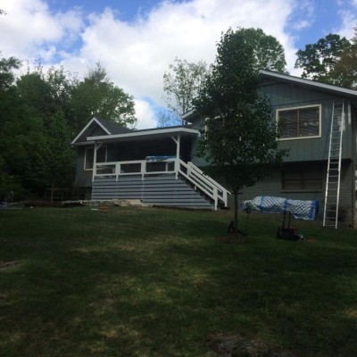 House exterior painted, deck built in Birmingham, Al 