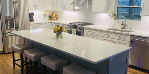 Kitchen With Island Remodeled