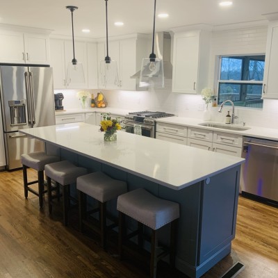 Kitchen With Island Remodeled
