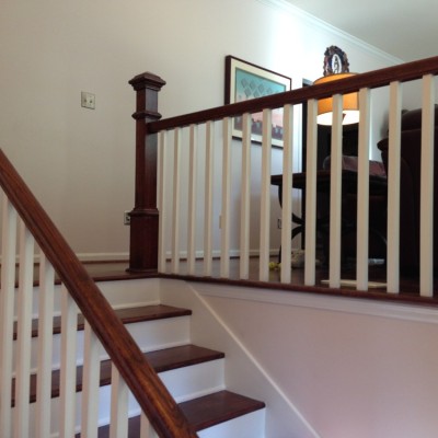 Interior painted, hardwood floors installed in Hoover, Al