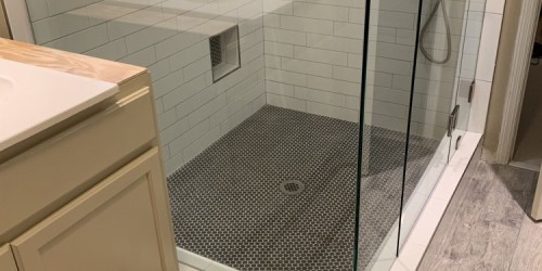 Big Glass Shower Installed