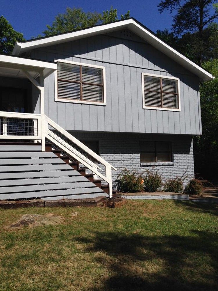 House exterior painted, deck built in Birmingham, AL