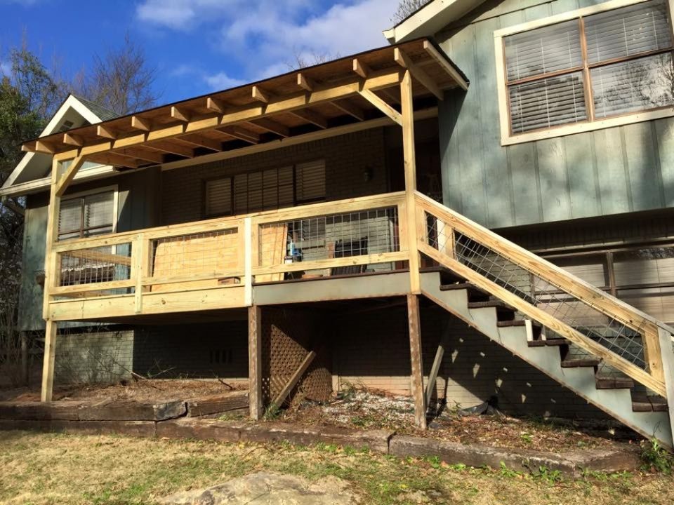 House exterior painted, deck built in Birmingham, AL – photo 10