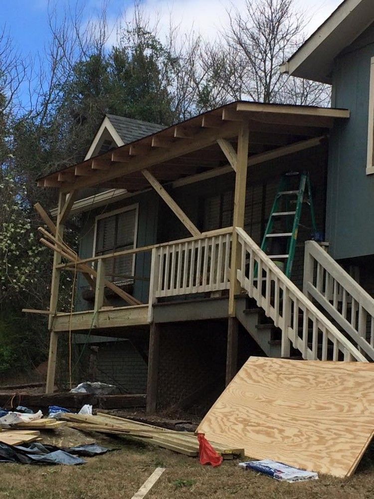 House exterior painted, deck built in Birmingham, AL – photo 14