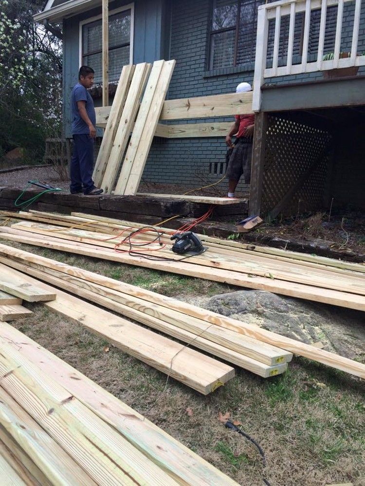House exterior painted, deck built in Birmingham, AL – photo 18