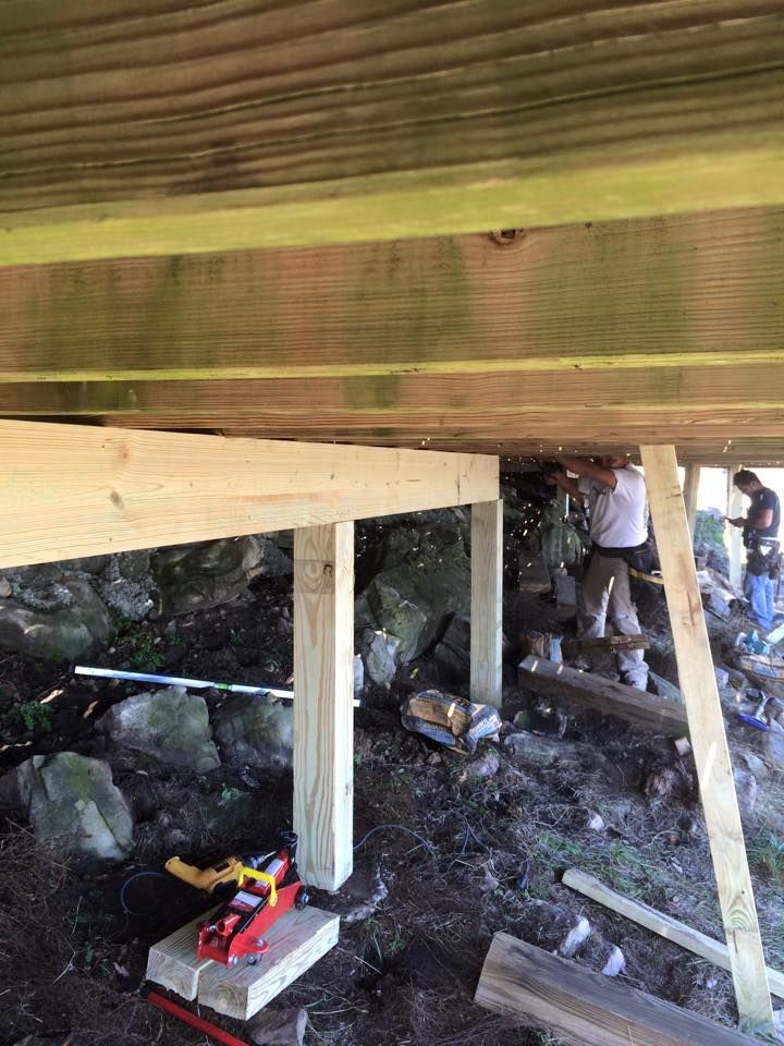 Stabilizing a deck by replacing deck posts in Birmingham, AL – photo 4