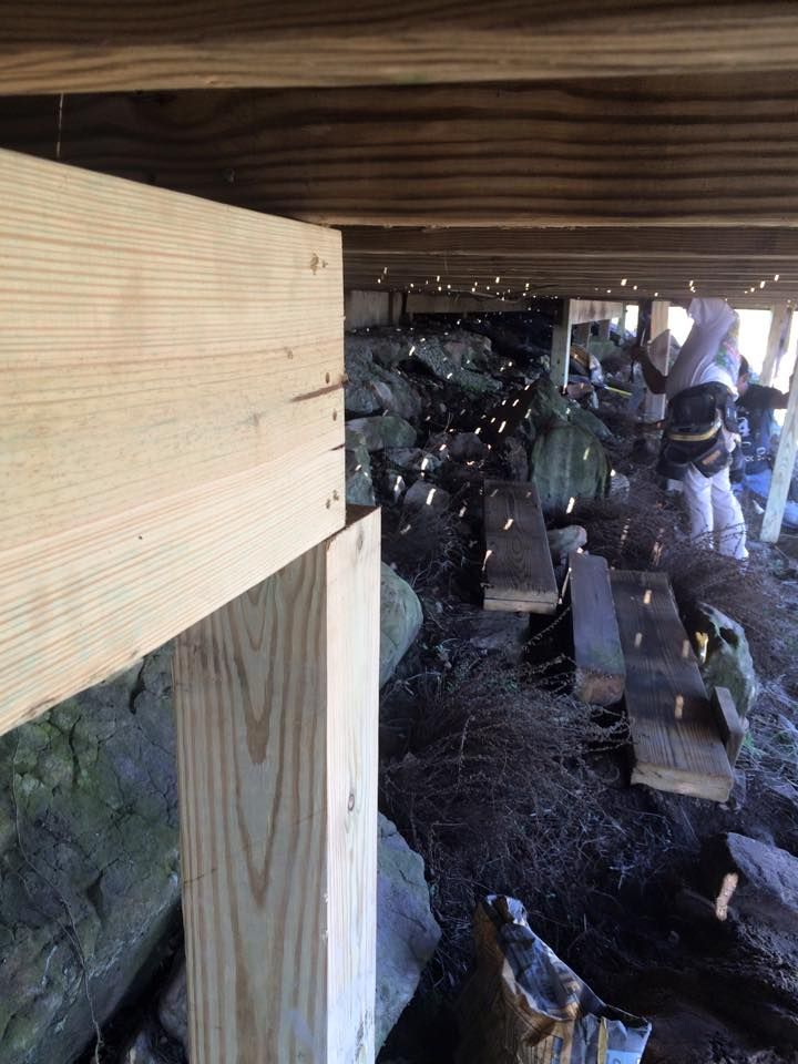 Stabilizing a deck by replacing deck posts in Birmingham, AL – photo 5