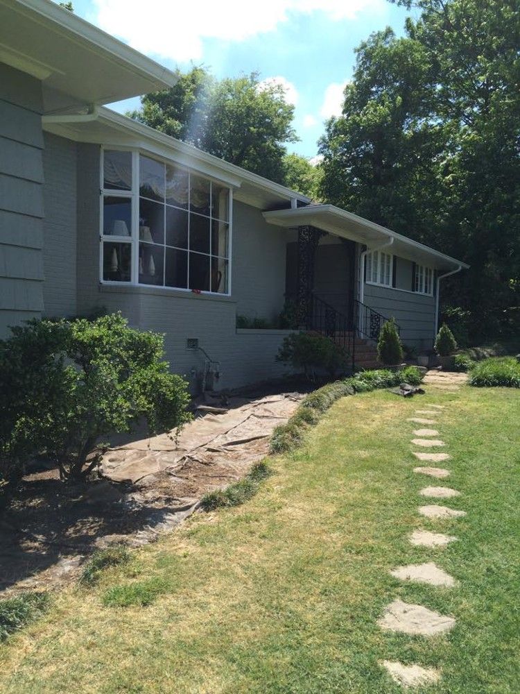 House exterior painted in Birmingham, AL