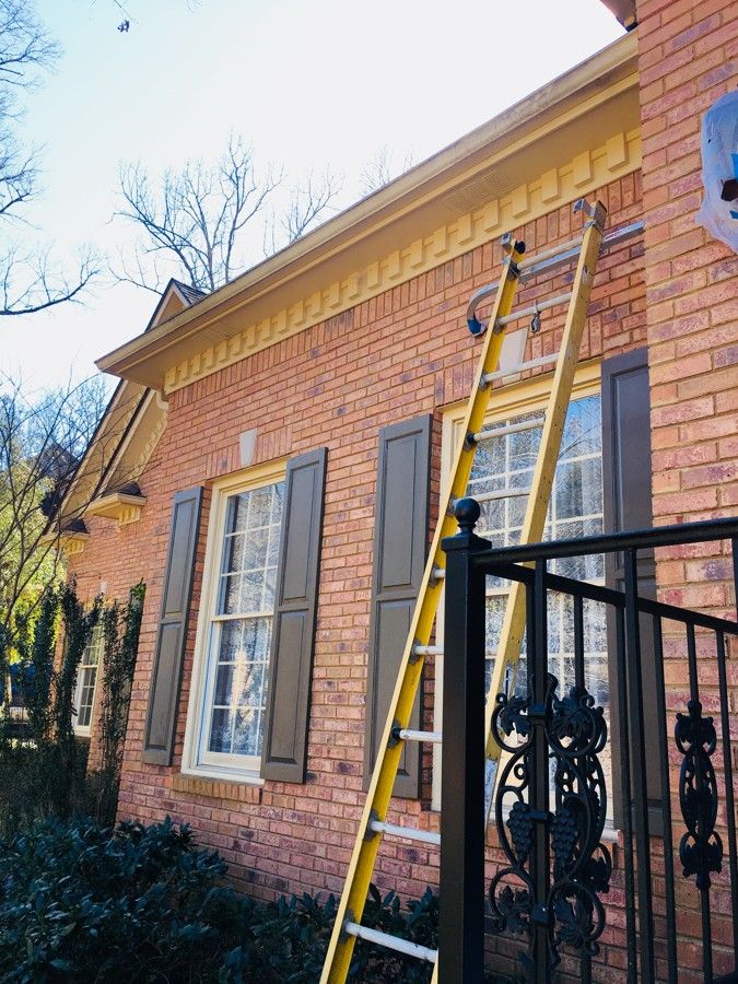 House trim repaired and painted in Birmingham, AL