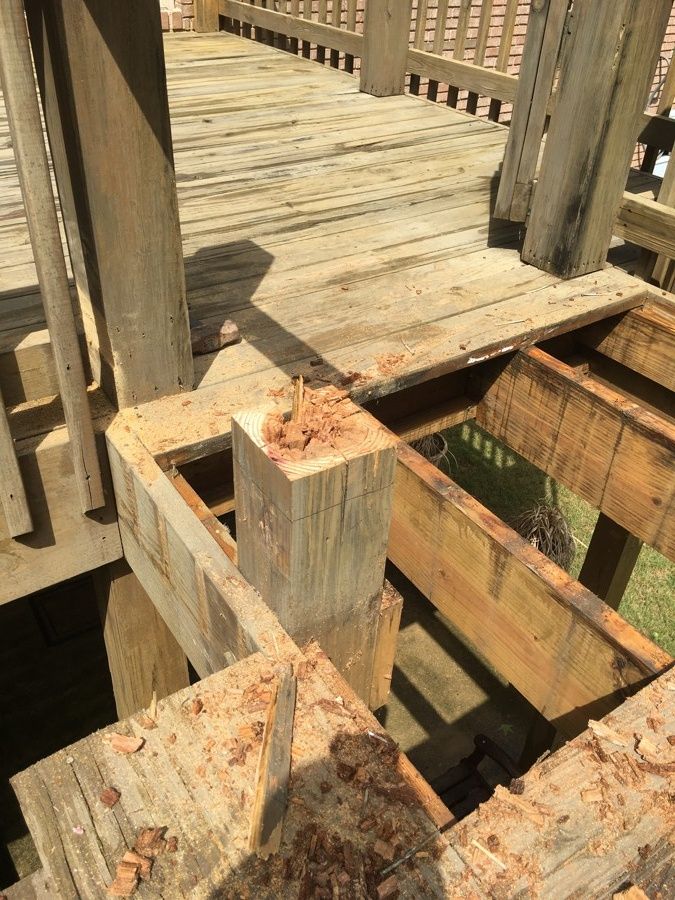 Repaired and Painted Rotten Wood – photo 10