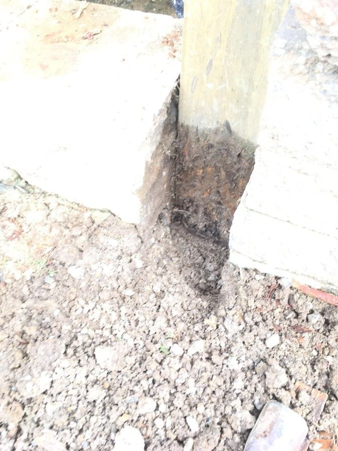 Repaired and Painted Rotten Wood – photo 16