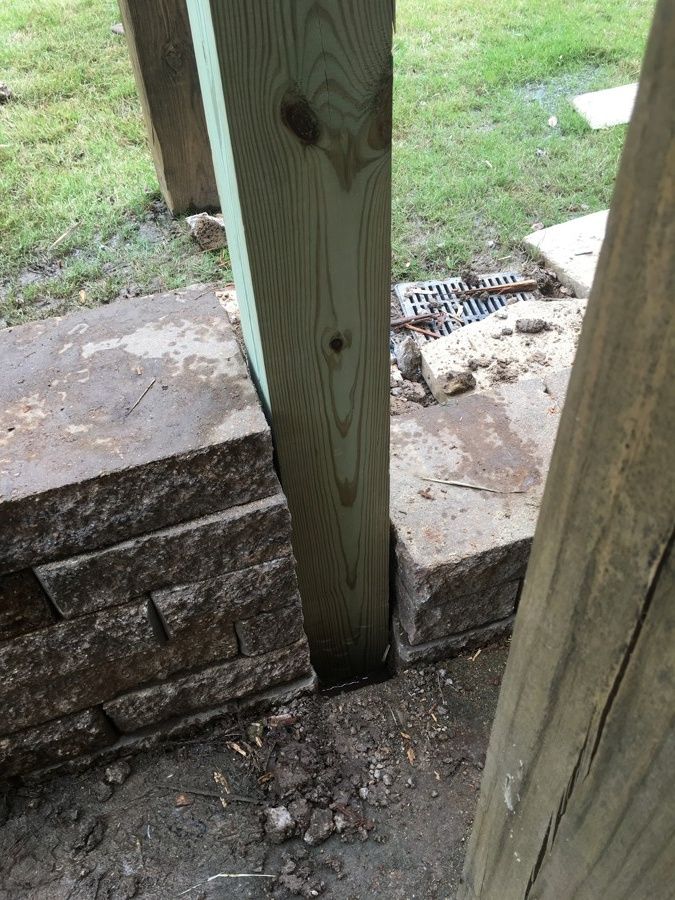Repaired and Painted Rotten Wood – photo 22