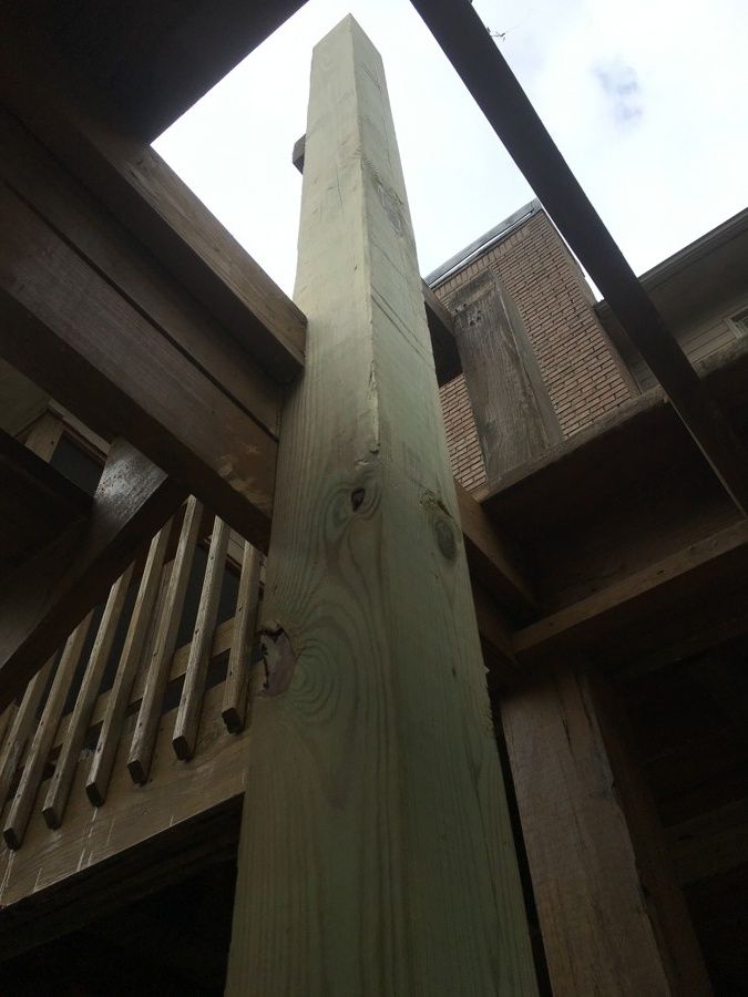 Repaired and Painted Rotten Wood – photo 23