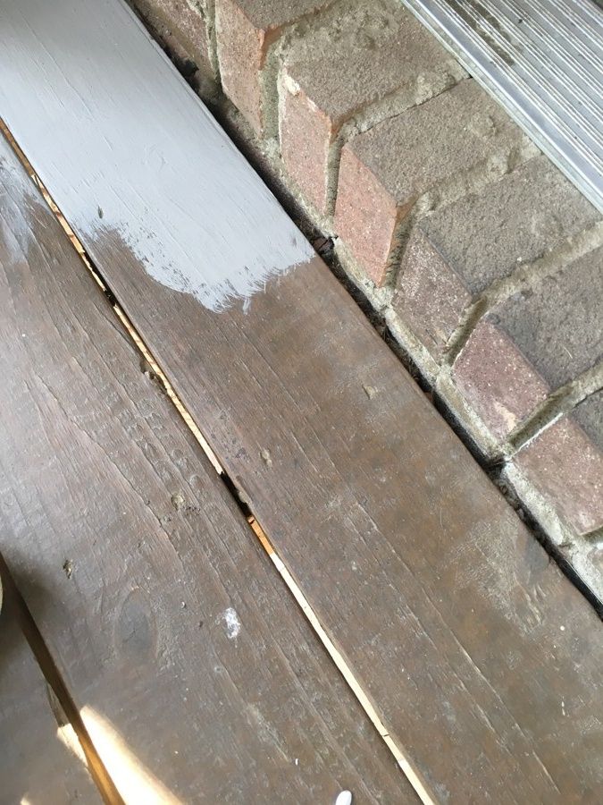 Repaired and Painted Rotten Wood – photo 28