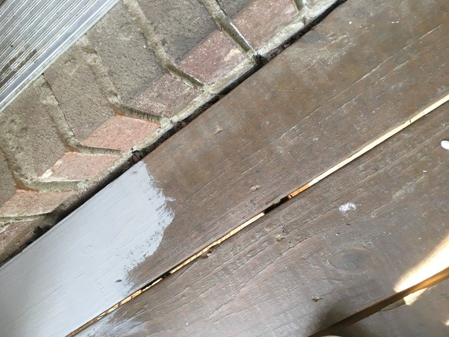 Repaired and Painted Rotten Wood – photo 29