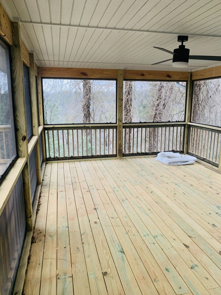Screen Porch Added To A Home – photo 3